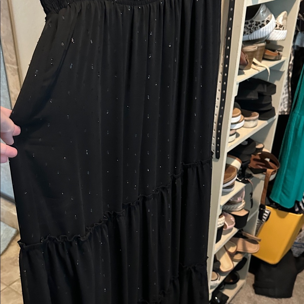 Draper James Black Sleeveless Maxi Dress - Picture 4 of 4